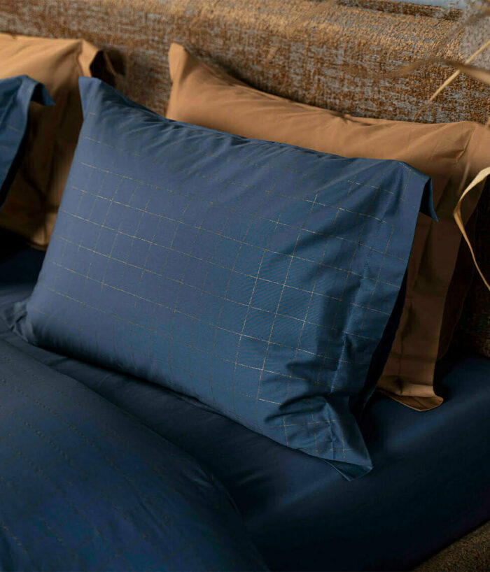 decoflux-satino-patalynes-komplektas-iq-chess-silver-blue-bed-linen-set-pillowcase
