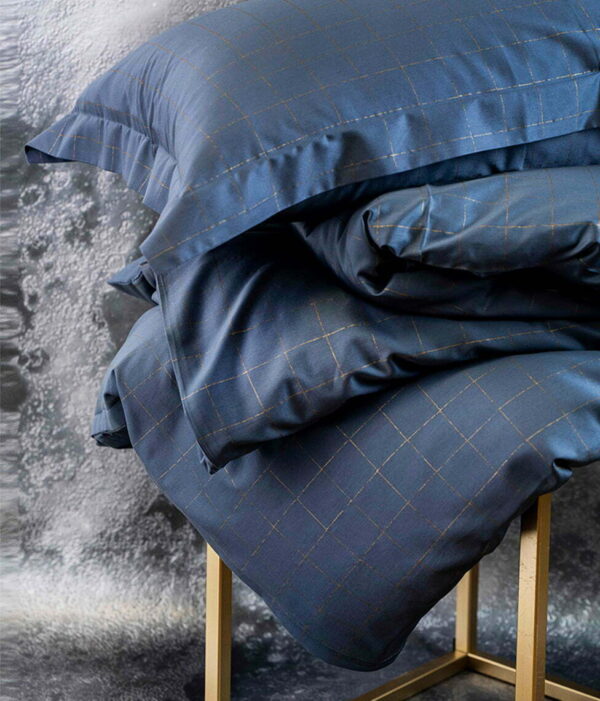 decoflux-satino-patalynes-komplektas-iq-chess-silver-blue-bed-linen-set-pillowcase