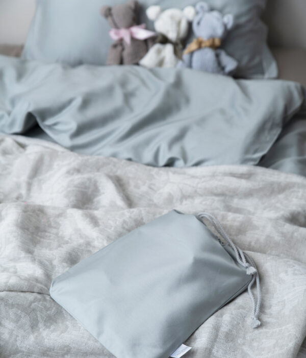 Decoflux-vaikiškas-patalynės-komplektas-crystak-žalsva-satinas-bed-linen-set-pillowcase