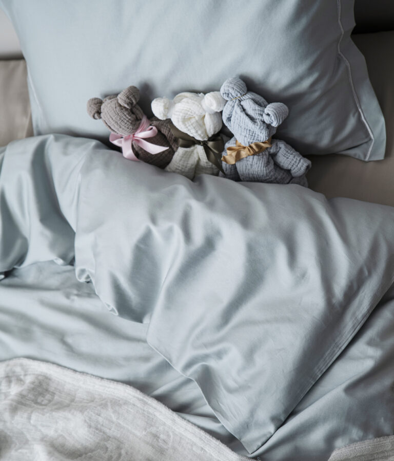 Decoflux-vaikiškas-patalynės-komplektas-crystak-žalsva-satinas-bed-linen-set-pillowcase